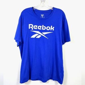 Reebok Men's Blue Graphic Loungewear Classic T-Shirt, sz XL